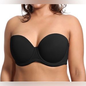 NWOT Women's Underwire Contour Multiway Full Coverage Strapless Bra Plus Size